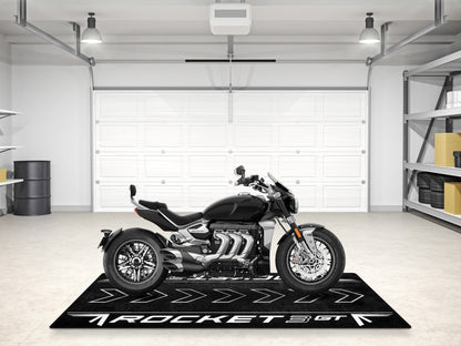 Designed Pit Mat for Rocket 3 GT Models Motorcycle - MM7200