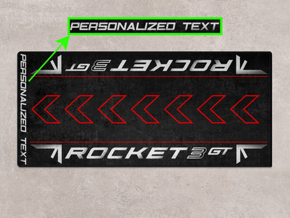 Designed Pit Mat for Rocket 3 GT Models Motorcycle - MM7200