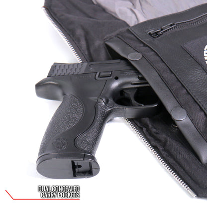 Hot Leathers VSL1016 Ladies Biker 'Rhinestone' Black Leather Motorcycle Vest