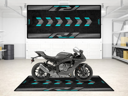 Designed Pit Mat for Yamaha R1 Motorcycle - MM7111