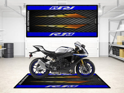 Designed Pit Mat for Yamaha R1M Motorcycle - MM7112
