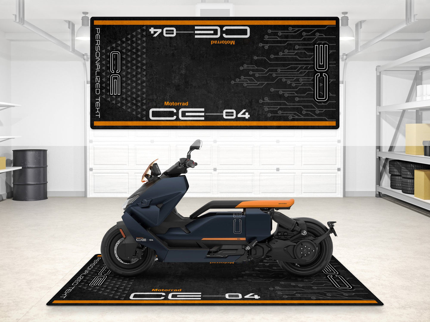 Designed Pit Mat for BMW CE04 Motorcycle - MM7298