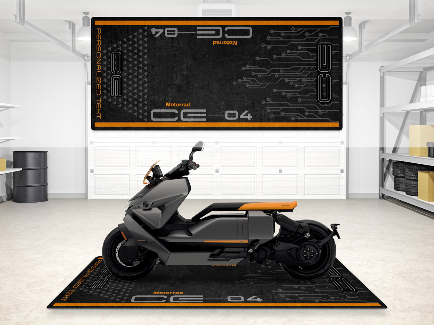 Designed Pit Mat for BMW CE04 Motorcycle - MM7298