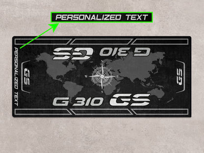 Designed Pit Mat for BMW G 310 GS Motorcycle - MM7297