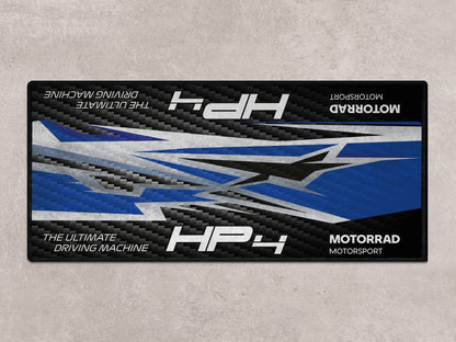 Designed Pit Mat for BMW 1000RR HP4 Motorcycle - MM7254