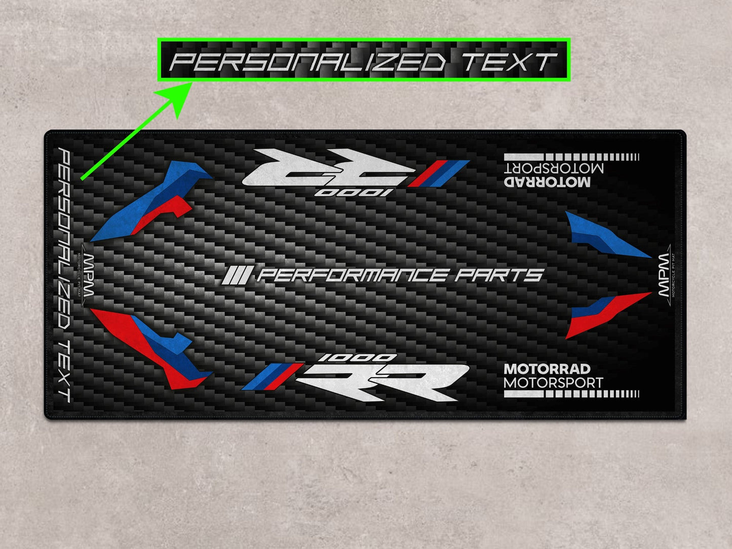 Motorcycle Mat for M1000RR Carbon Sportbike Motorcycle - MM7161