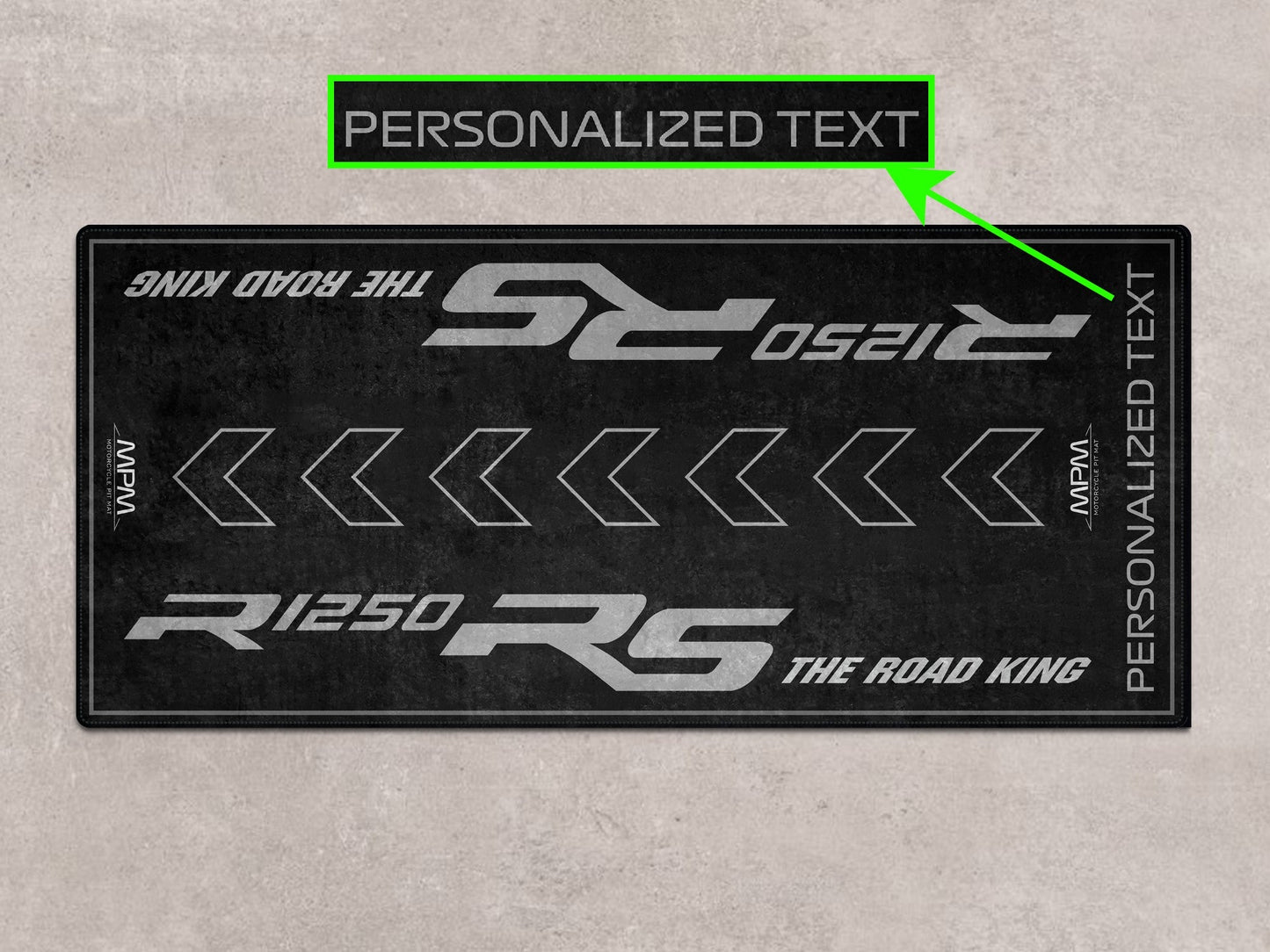 Designed Pit Mat for BMW R1250 RS Motorcycle - MM7160