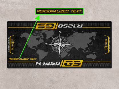 Motorcycle Mat for R1250GS 40th Years Anniversary Adventure Motorcycle - MM7248