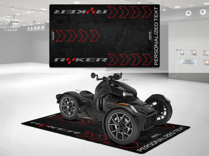 Designed Pit Mat for Can-Am Ryker Motorcycle - MM7221