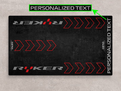 Designed Pit Mat for Can-Am Ryker Motorcycle - MM7221