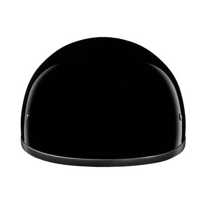 DOT Approved Daytona Skull Cap Half Shell Motorcycle Helmet - Beanie Style for Motorcycles, Cruisers, Scooters, and Mopeds W/O Visor- Hi-Gloss Black