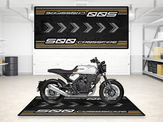 Designed Pit Mat for Brixton 500 Crossfire  Motorcycle - MM7293