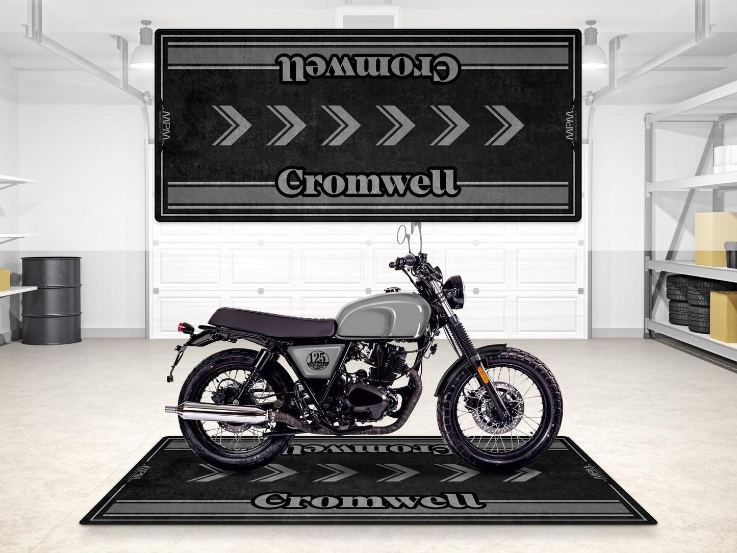 Designed Pit Mat for Brixton Cromwell Motorcycle - MM7460