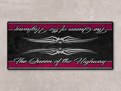 Motorcycle Mat for Touring Motorcycle "The Queen of the Highway" - MM7299