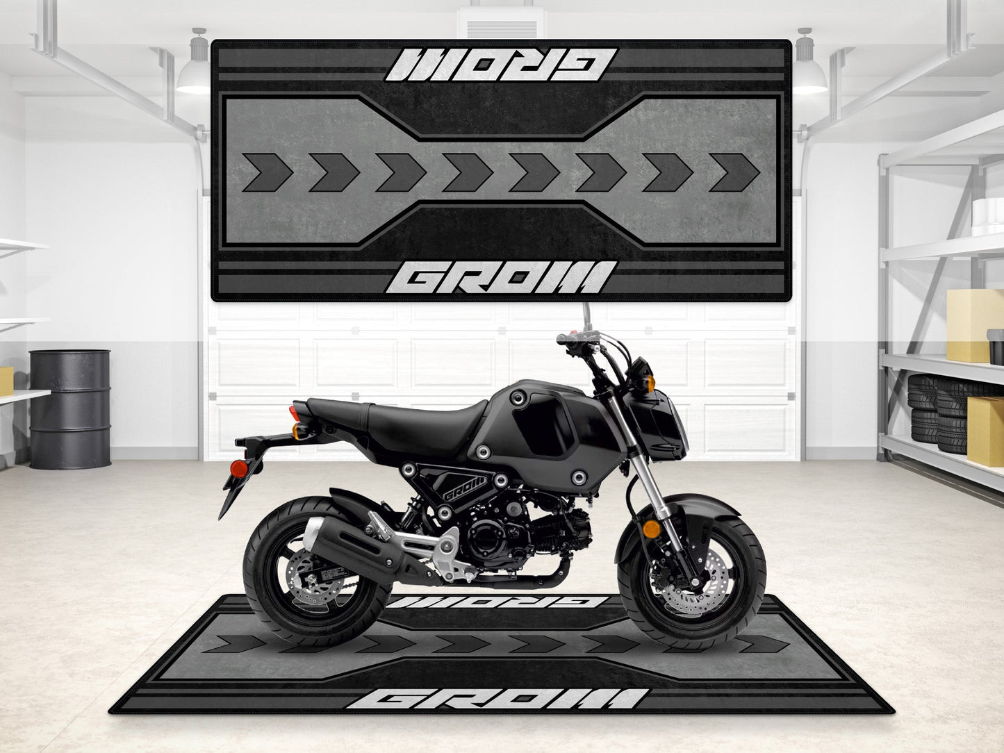 Designed Pit Mat for Honda GROM Motorcycle - MM7265