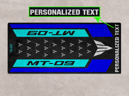 Designed Pit Mat for Yamaha MT-09 Motorcycle - MM7117