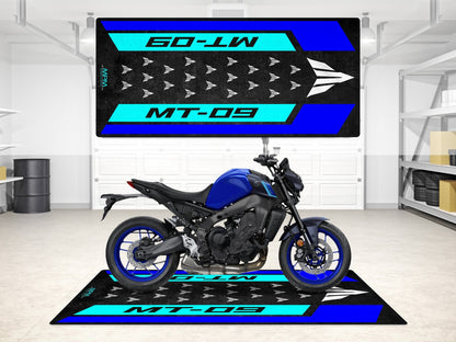 Designed Pit Mat for Yamaha MT-09 Motorcycle - MM7117