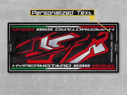 Designed Pit Mat for Ducati Hypermotard 698 Mono RVE Motorcycle - MM4105