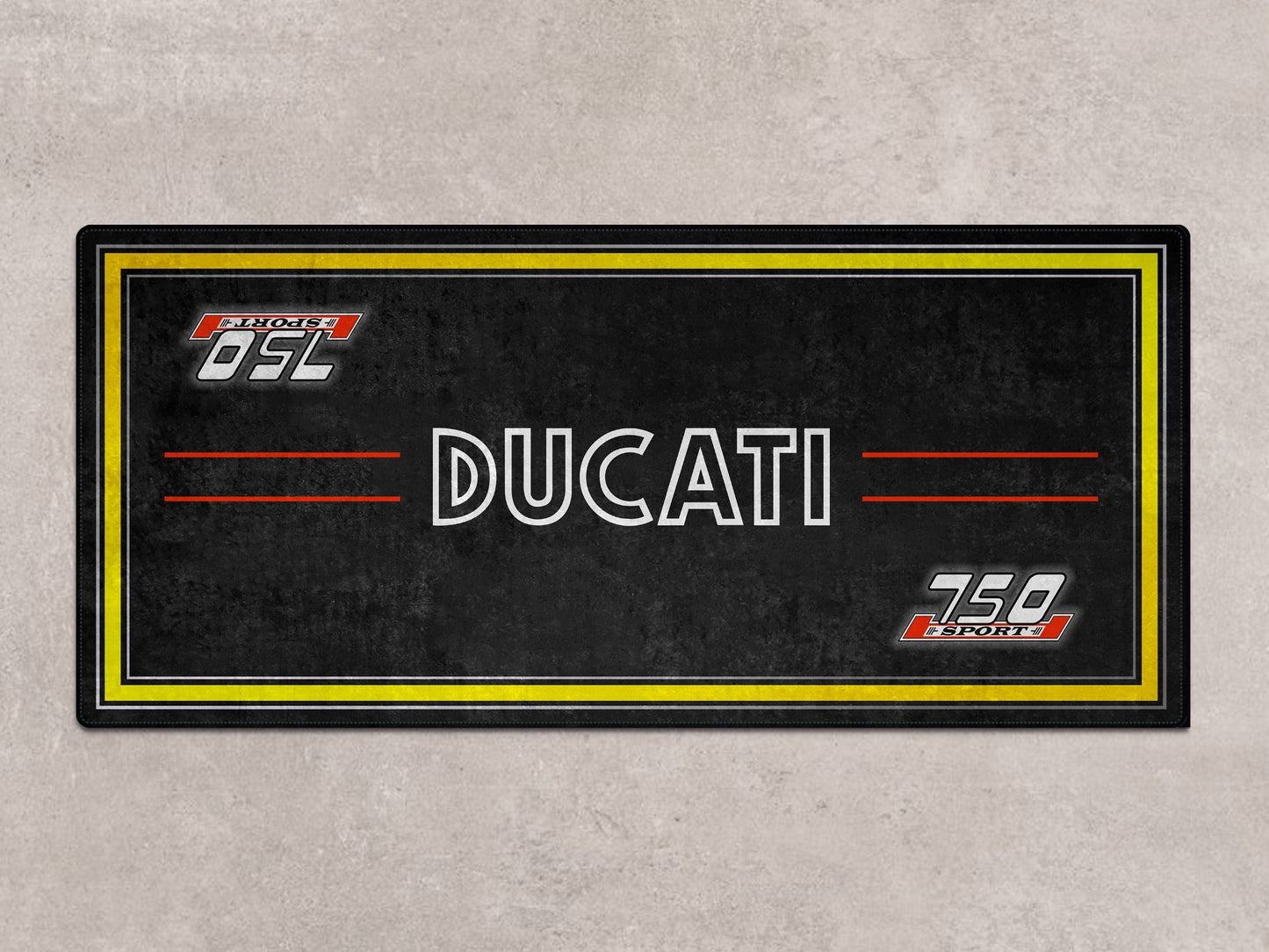 Designed Pit Mat for Ducati Classic 750 Sport Motorcycle - MM7223