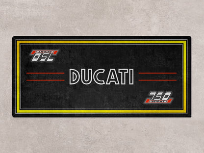 Designed Pit Mat for Ducati Classic 750 Sport Motorcycle - MM7223