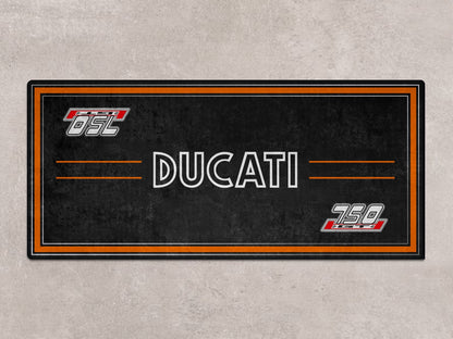 Designed Pit Mat for Ducati 750 GT 1973 Motorcycle - MM7203