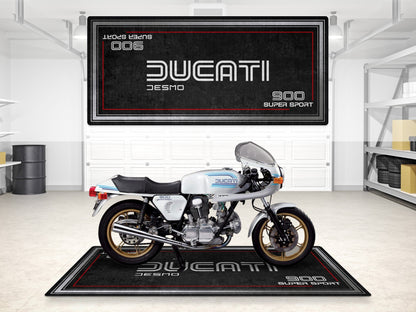 Designed Pit Mat for Ducati 900 SS Super Sport Motorcycle - MM7202