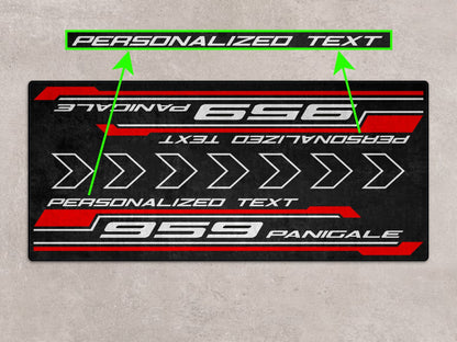 Designed Pit Mat for Ducati 959 Panigale Motorcycle - MM7172