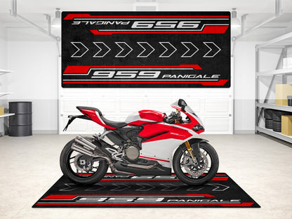 Designed Pit Mat for Ducati 959 Panigale Motorcycle - MM7172