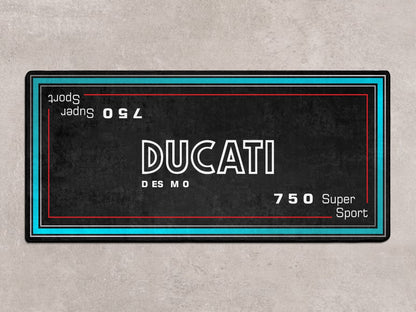 Designed Pit Mat for Ducati Desmo 750 Super Sport Motorcycle - MM7222