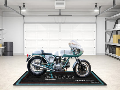 Designed Pit Mat for Ducati Desmo 750 Super Sport Motorcycle - MM7222