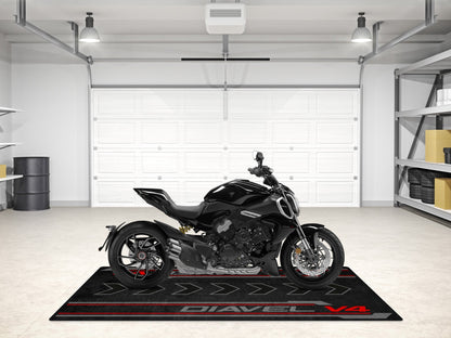 Designed Pit Mat for Ducati Diavel V4 Motorcycle - MM7170