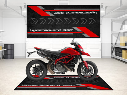 Designed Pit Mat for Ducati Hypermotard 950 Motorcycle - MM7178
