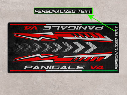 Designed Pit Mat for Ducati Panigale V4 Motorcycle - MM7187