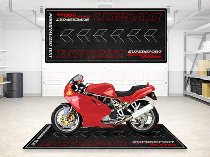 Designed Pit Mat for Ducati Supersport 900SS Motorcycle - MM7272