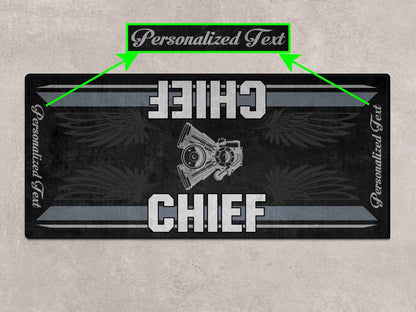 Designed Pit Mat for Indian Sport Chief Motorcycle - MM7325