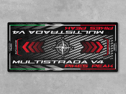 Motorcycle Mat for Ducati Multistrada V4 Pikes Peak Motorcycle - MM4113