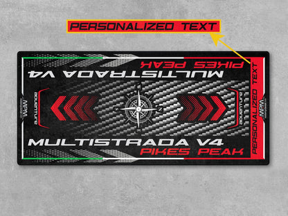 Motorcycle Mat for Ducati Multistrada V4 Pikes Peak Motorcycle - MM4113