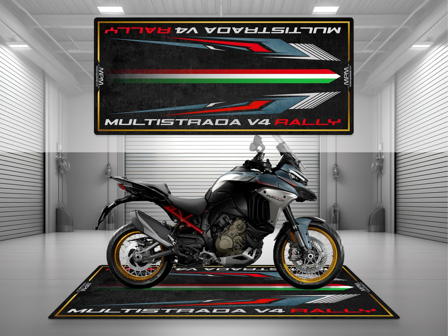 Motorcycle Mat for Ducati Multistrada V4 Rally Motorcycle - MM4111
