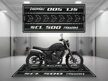 Designed Pit Mat for Honda SCL500 Motorcycle - MM7448
