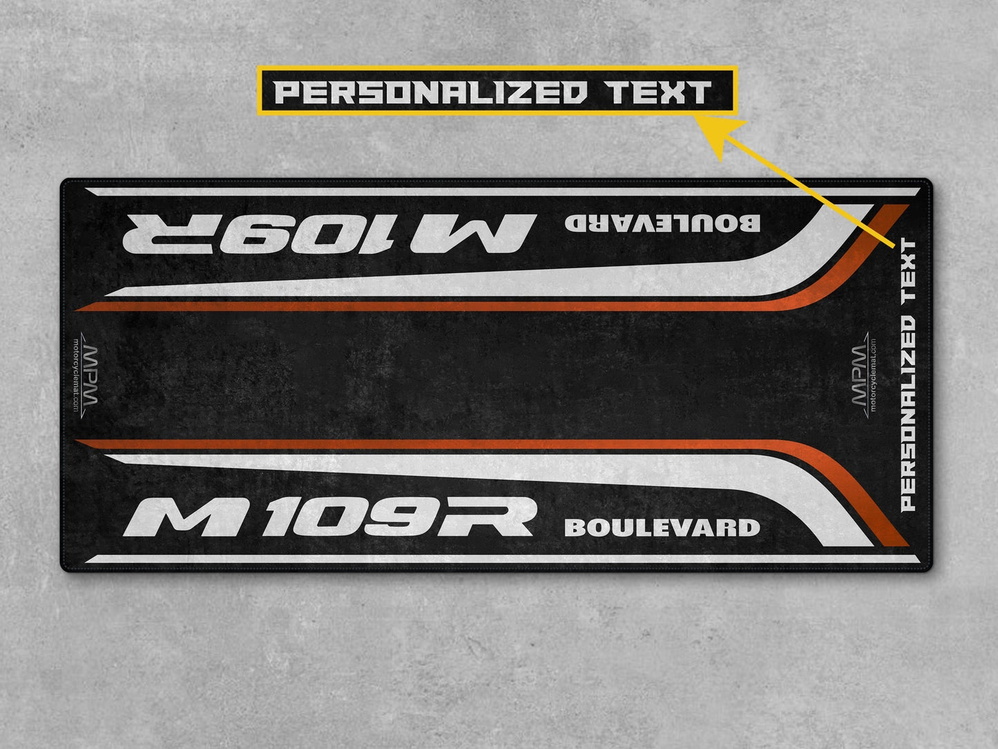 Designed Pit Mat for Suzuki Boulevard M109R Motorcycle - MM7366