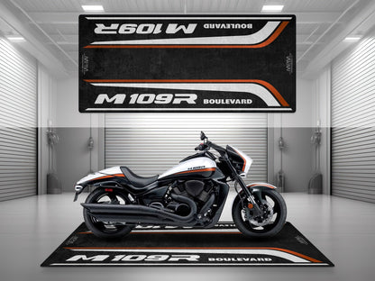 Designed Pit Mat for Suzuki Boulevard M109R Motorcycle - MM7366