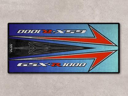 Designed Pit Mat for Suzuki GSX-R1000 Motorsport Motorcycle - MM7127