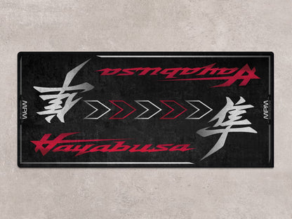 Designed Pit Mat for Suzuki Hayabusa Motorsport Motorcycle - MM7129