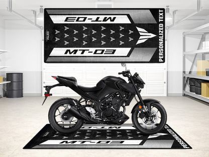 Designed Pit Mat for Yamaha MT-03 Motorcycle - MM7121
