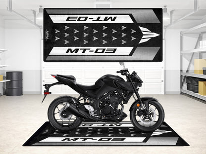 Designed Pit Mat for Yamaha MT-03 Motorcycle - MM7121