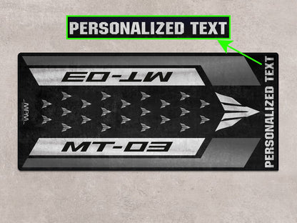 Designed Pit Mat for Yamaha MT-03 Motorcycle - MM7121