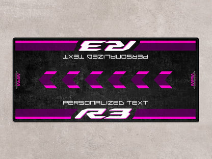 Designed Pit Mat for Yamaha R3 Motorcycle - MM7114