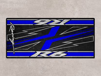 Designed Pit Mat for Yamaha R6 Motorcycle - MM7255