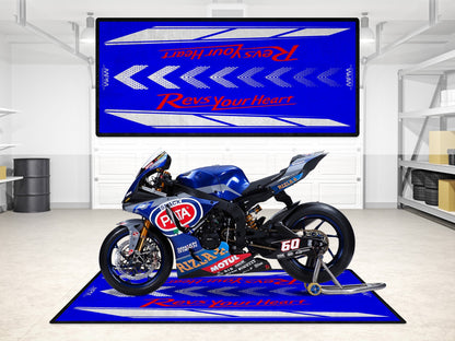 Designed Pit Mat for Yamaha Motorcycle - MM7108